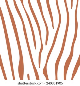 Chaotic linear pattern based on zebra fur