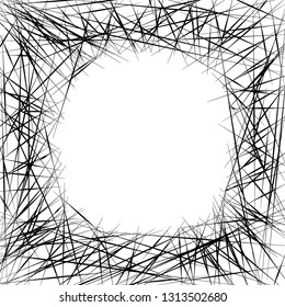 Chaotic Lines, Random Chaotic Lines, Scattered Lines, Random Chaotic Lines Asymmetrical Texture Vector Art Illustration