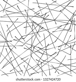 Chaotic Lines, Random Chaotic Lines, Scattered Lines, Random Chaotic Lines Asymmetrical Texture Vector Art Illustration