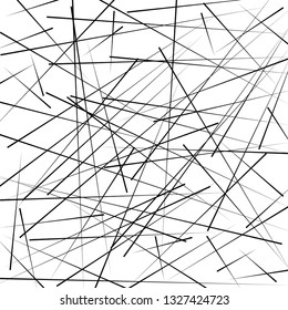 Chaotic Lines, Random Chaotic Lines, Scattered Lines, Random Chaotic Lines Asymmetrical Texture Vector Art Illustration
