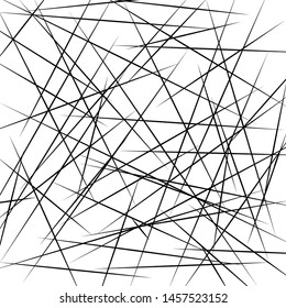 Chaotic Lines, Random Chaotic Lines, Scattered Lines, Random Chaotic Lines Asymmetrical Texture Vector Art Illustration