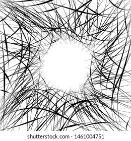 Chaotic Lines, Random Chaotic Lines, Scattered Lines, Random Chaotic Lines Asymmetrical Texture Vector Art Illustration