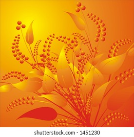 Chaotic nature - vector