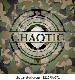 Chaotic on camo pattern