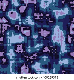 chaotic patches - vector seamless pattern