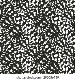 Chaotic pattern of dots seamless vector background.