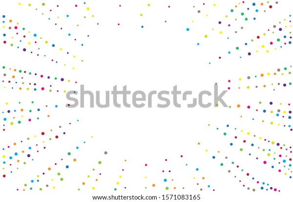 Chaotic Random Confetti Explosion Background Stock Vector (Royalty Free ...