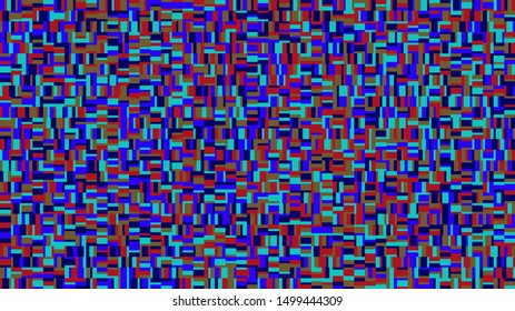 Chaotic random geometric pattern background design - colorful abstract vector illustration