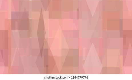 Chaotic random rhombuses and rectangles. A bright pattern for packaging, wallpaper, tiles, textiles. Geometrical design element.