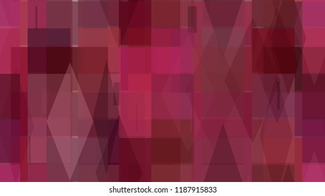 Chaotic random rhombuses and rectangles. A modern pattern for packaging, wallpaper, tiles, textiles. Grunge design element.