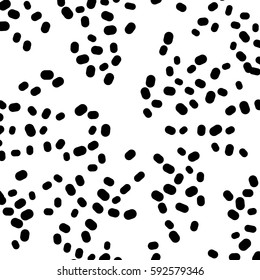 Chaotic random scattered shapes. Abstract geometric pattern