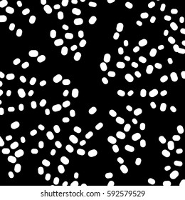 Chaotic random scattered shapes. Abstract geometric pattern