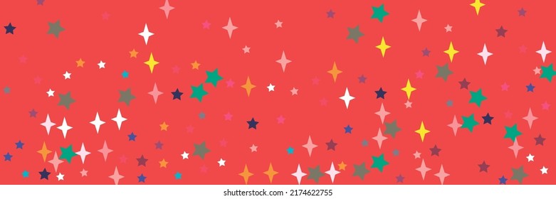 Chaotic Red Azure Pastel Print Sea Green Design Pic. Lavender Turquoise Bright Orange Blue Stars Colorful Stars Ornament. Multicolor Vibrant White Violet Yellow Indigo Vivid Pink Sky Wallpaper.