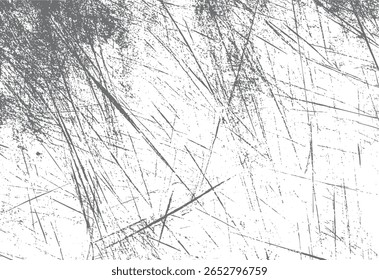 Fundo caótico de textura grunge arranhão. Linhas pontiagudas aleatórias e sobreposição de ruído. Perfeito para o trabalho de design cru, abstrato e nervoso.