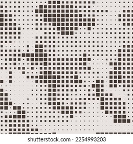 chaotic squares mosaic halftone pattern background