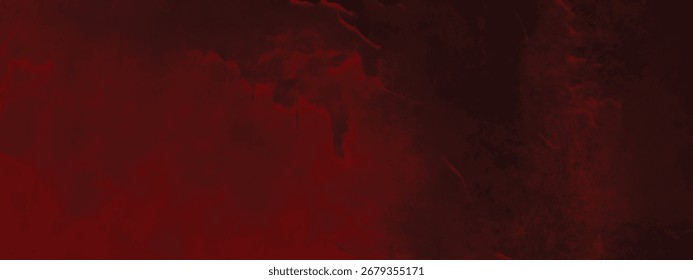 Chaotic stormy red abstract design with moody and deep atmosphere