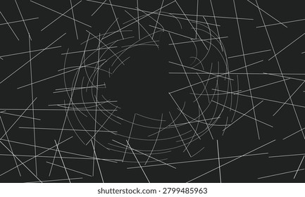 Chaotic straight diagonal texture, abstract diagonal lines. scrawl sketch line chaos doodle pattern. Asymmetrical texture with random chaotic lines.eps