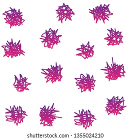 Chaotic strikethrough abstract background. Hand drawn prickle seamless pattern