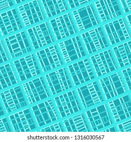 chaotic stripped squares. seamless background. bright colors of water