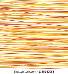 Chaotic thin horizontal lines background. Linear pattern