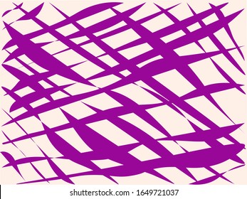 The chaotic violet lines pattern. The sensation of mature fantasy. 