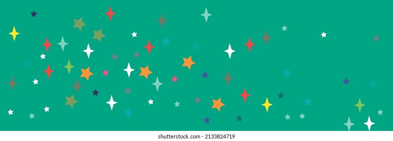 Chaotic White Red Vivid Turquoise Sea Yellow Design Pic. Stars Blue Violet Multicolor Pink Green Pastel Lavender Sky Background. Colorful Azure Bright Print Indigo Vibrant Orange Stars Pattern.