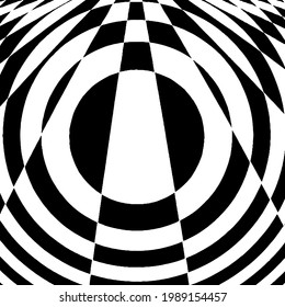 chaotically twisted along an oval trajectory of lines 