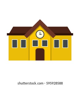 Chapel icon in flat style isolated on white background vector illustration