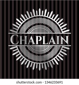 Chaplain silvery shiny badge
