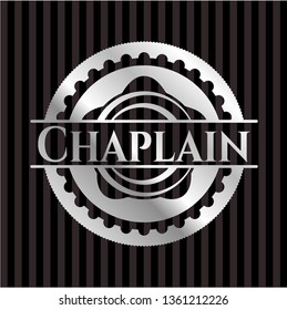 Chaplain silvery shiny badge