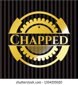 Chapped golden badge