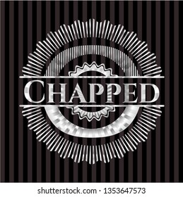 Chapped silver badge or emblem