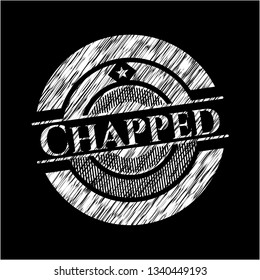 Chapped written on a chalkboard