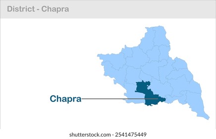 Mapa do sub-distrito de Chapra, Distrito de Saran, Estado de Bihar, República da Índia, Governo de Bihar, território indiano, Índia Oriental, política, aldeia, turismo
