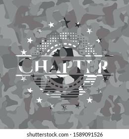 Chapter on grey camo pattern