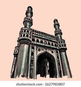 Char Kaman são quatro arcos históricos em Hyderabad, Índia. Originalmente demarcando um quadrado aberto, eles enfrentam as quatro direções cardeais.