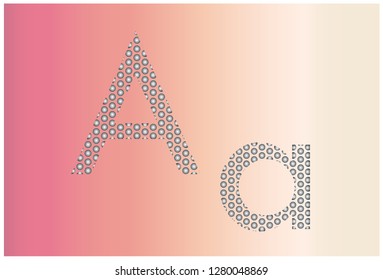 character a alphabet in ping shade