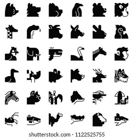 Character of Animal icon set 