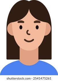 Avatar-Vektor. Person, Profil, Haar.