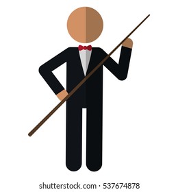  character billiard player