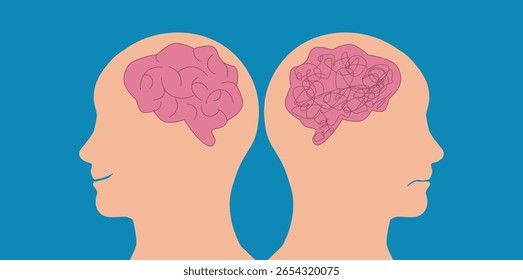 Um personagem com transtorno bipolar, mente que pode ser descrita como tendo um rosto duplo, personalidade dividida e transtorno de humor