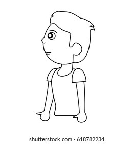 character boy son outline