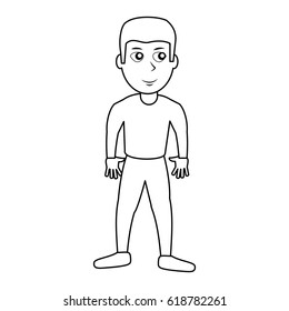 character boy son outline