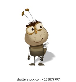the character of the bug in the attitude of one