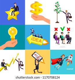 character busimen. Business character busimen. Business infographic