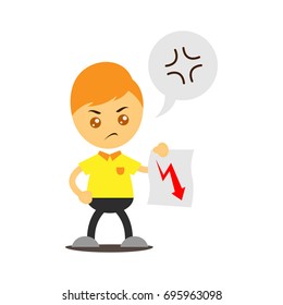 Character Business Angry Mode