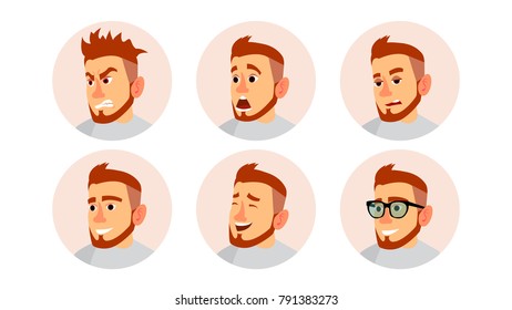 Character Business People Avatar Vector Man Stock Vector (Royalty Free ...