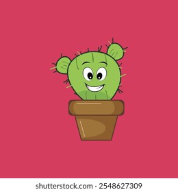 Character Cactus Vector Art, Icons, and Graphics