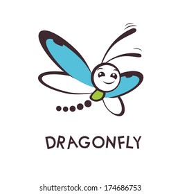 character cartoon dragonfly