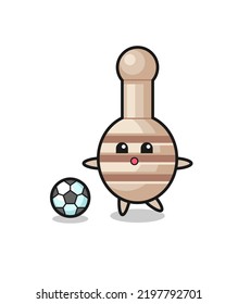 Character cartoon of honey dipper as a accountant , cute design